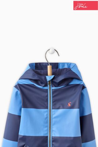 Navy Little Joule Skipper True Stripe Waterproof Jacket